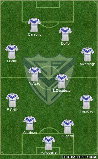 Vélez Sarsfield Formation 2015