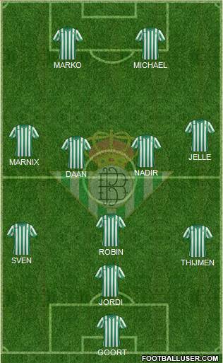 Real Betis B., S.A.D. Formation 2015