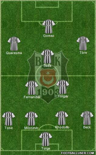 Besiktas JK Formation 2015