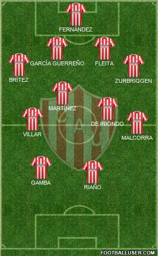 Unión de Santa Fe Formation 2015