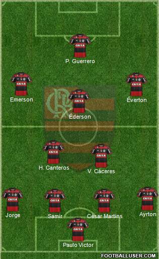 CR Flamengo Formation 2015