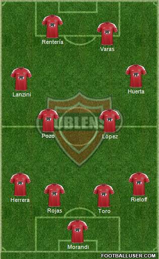 CD Ñublense S.A.D.P. Formation 2015