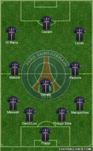 Paris Saint-Germain Formation 2015