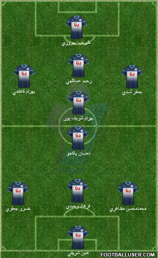 Paykan Tehran Formation 2015