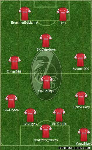 SC Freiburg Formation 2015