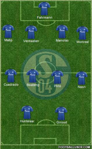 FC Schalke 04 Formation 2015