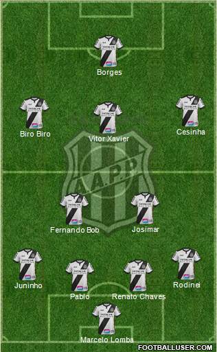 AA Ponte Preta Formation 2015