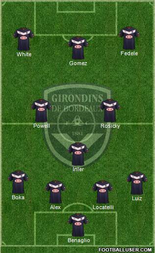 FC Girondins de Bordeaux Formation 2015