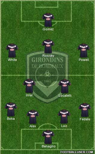 FC Girondins de Bordeaux Formation 2015