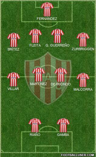Unión de Santa Fe Formation 2015