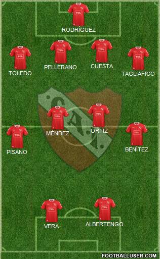 Independiente Formation 2015