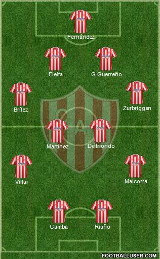 Unión de Santa Fe Formation 2015