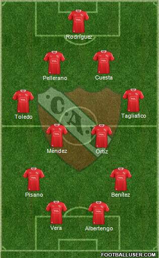 Independiente Formation 2015