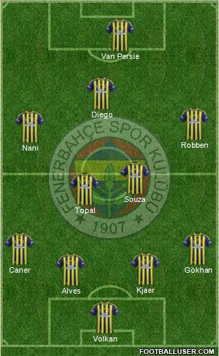 Fenerbahçe SK Formation 2015
