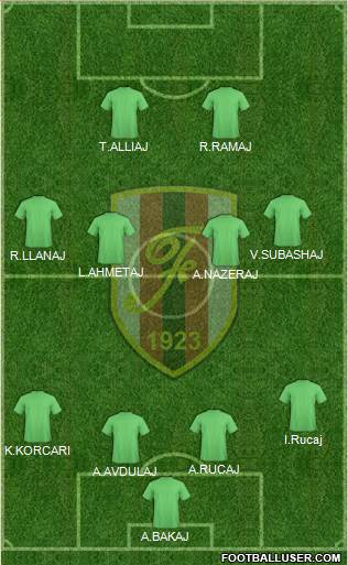 KS Flamurtari Vlorë Formation 2015