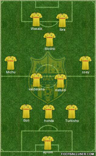 FC Nantes Formation 2015