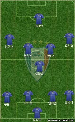 Suwon Samsung Blue Wings Formation 2015