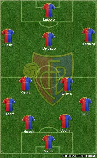 FC Basel Formation 2015