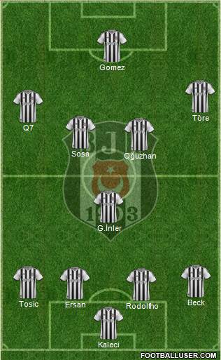Besiktas JK Formation 2015
