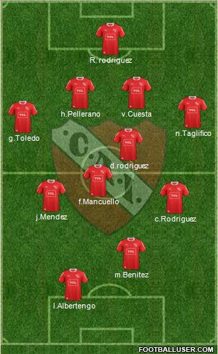 Independiente Formation 2015