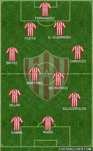 Unión de Santa Fe Formation 2015
