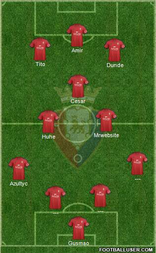 C. At. Osasuna Formation 2015