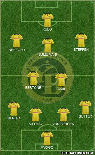 BSC Young Boys Formation 2015
