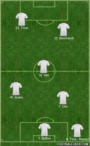 Tottenham Hotspur Formation 2015