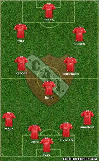 Independiente Formation 2015