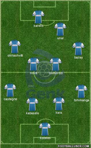 K Racing Club Genk Formation 2015