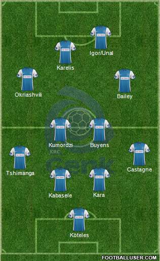 K Racing Club Genk Formation 2015