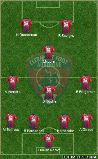 Clermont Foot Auvergne 63 Formation 2015