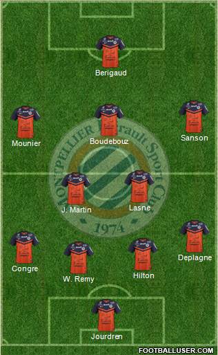Montpellier Hérault Sport Club Formation 2015