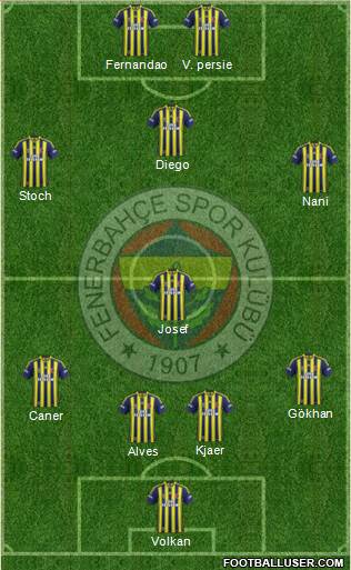 Fenerbahçe SK Formation 2015