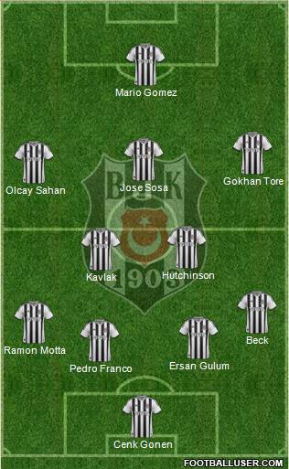 Besiktas JK Formation 2015