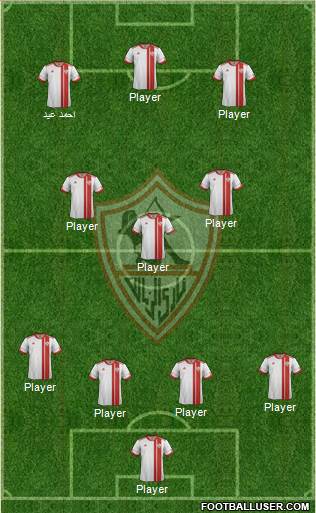 Zamalek Sporting Club Formation 2015