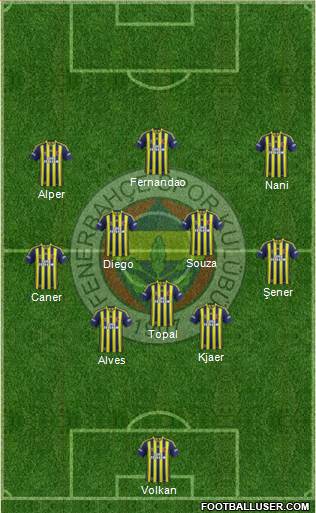 Fenerbahçe SK Formation 2015