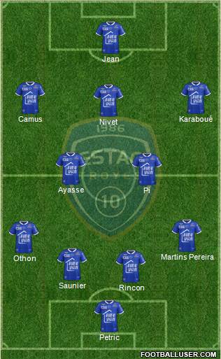 Esperance Sportive Troyes Aube Champagne Formation 2015