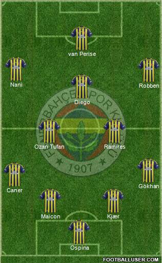 Fenerbahçe SK Formation 2015