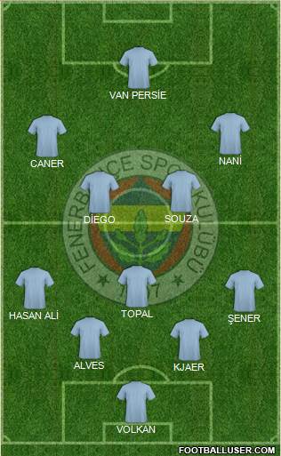 Fenerbahçe SK Formation 2015