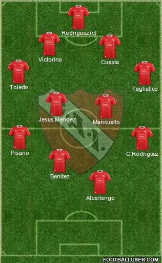 Independiente Formation 2015