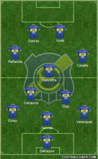 CD Everton de Viña del Mar S.A.D.P. Formation 2015
