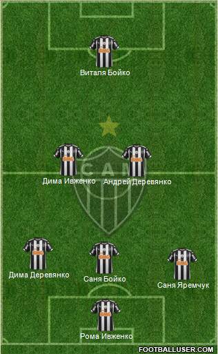 C Atlético Mineiro Formation 2015