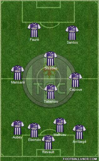 Toulouse Football Club Formation 2015