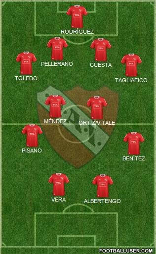 Independiente Formation 2015