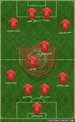 Persepolis Tehran Formation 2015