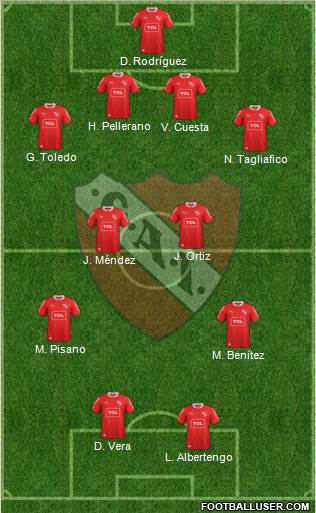 Independiente Formation 2015