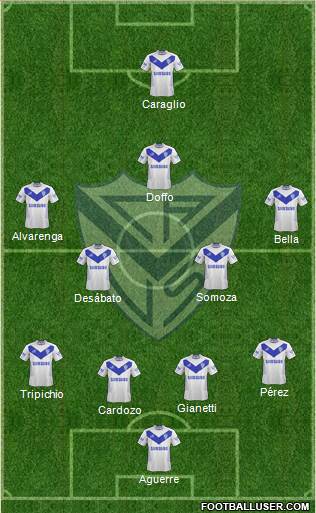 Vélez Sarsfield Formation 2015