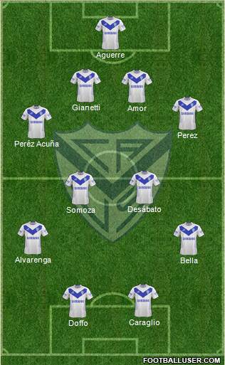 Vélez Sarsfield Formation 2015