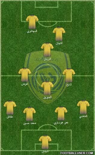 Al-Nassr (KSA) Formation 2015